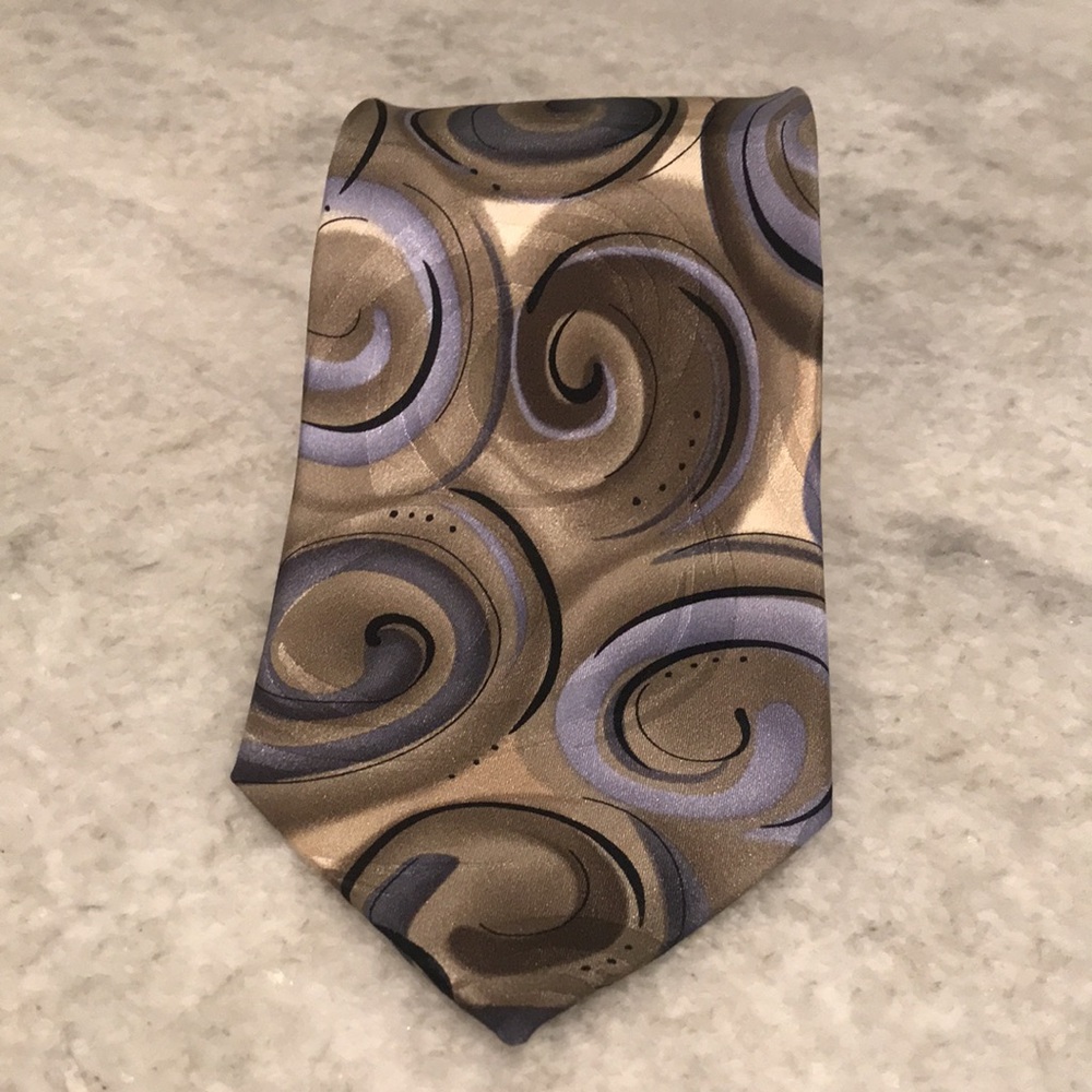 J Garcia Silk Tie Mens Gray Snail Garden Collection Thirty Seven Festival Artsy‎